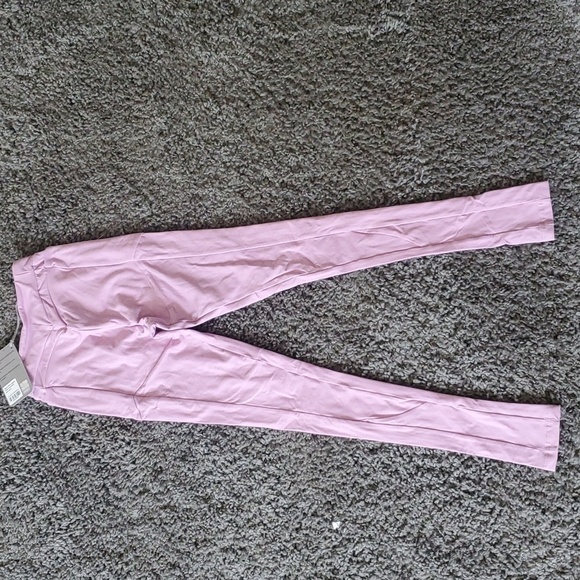 NWT GYMSHARK LEGACY FITNESA LEGGINGS-PASTEL GRAPE/WHITE SZ XS - Picture 6 of 8